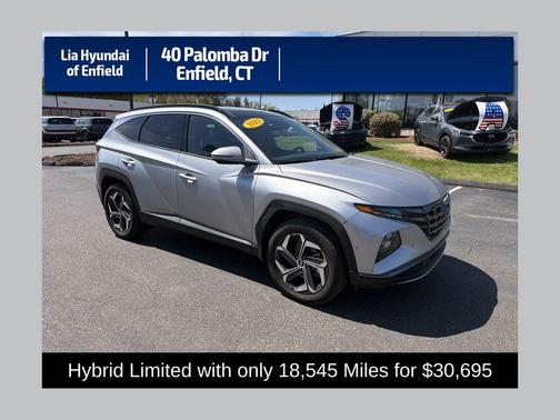 Shimmering Silver 2023 Hyundai TUCSON Hybrid Limited