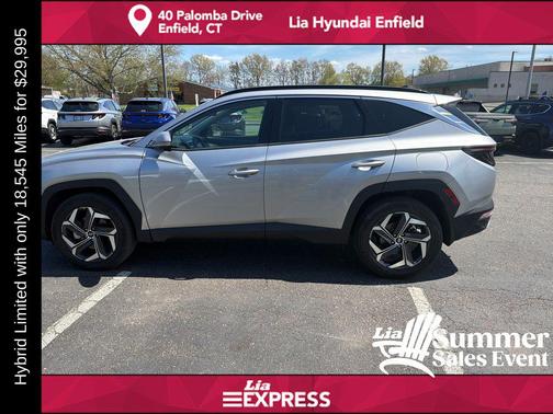 Shimmering Silver 2023 Hyundai TUCSON Hybrid Limited