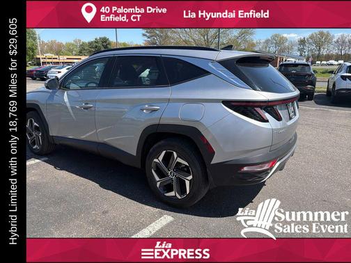 Shimmering Silver 2023 Hyundai TUCSON Hybrid Limited