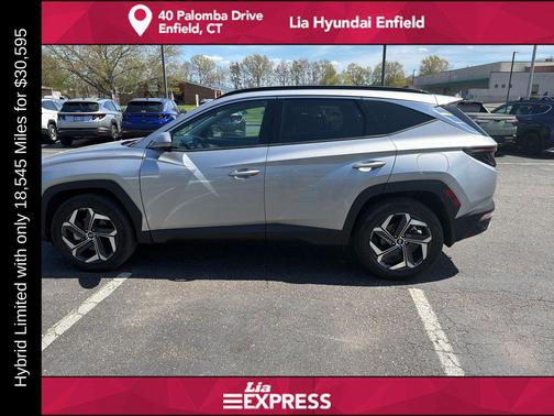 Shimmering Silver 2023 Hyundai TUCSON Hybrid Limited
