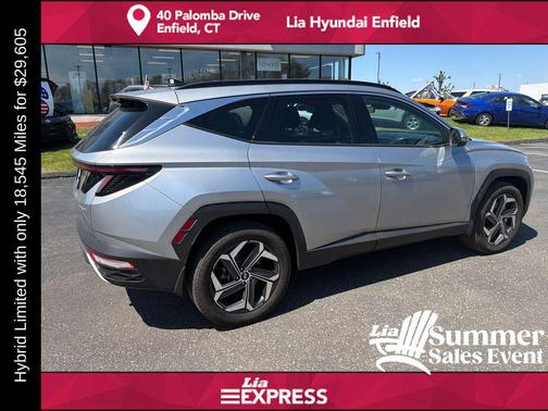Shimmering Silver 2023 Hyundai TUCSON Hybrid Limited