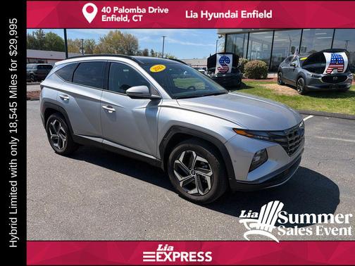 Shimmering Silver 2023 Hyundai TUCSON Hybrid Limited