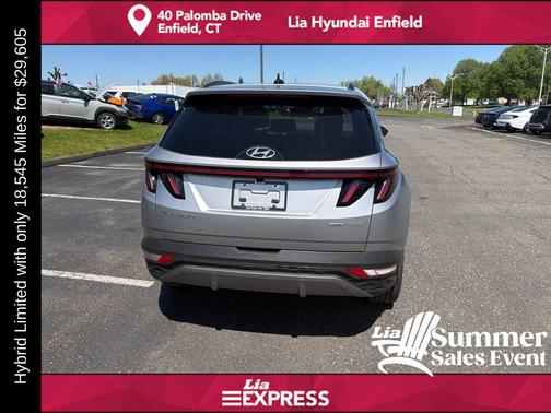 Shimmering Silver 2023 Hyundai TUCSON Hybrid Limited