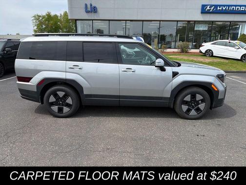 Shimmering Silver 2026 Hyundai SANTA FE HEV SEL AWD