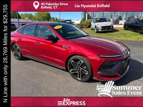 Ultimate red 2024 Hyundai SONATA N Line