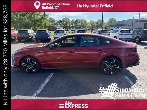 Ultimate red 2024 Hyundai SONATA N Line