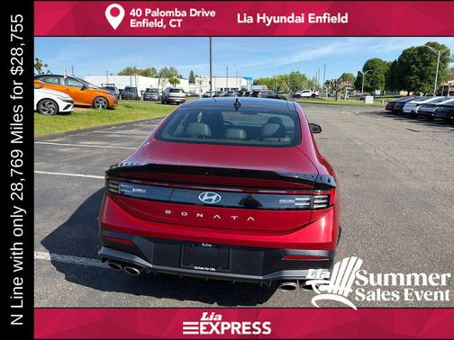 Ultimate red 2024 Hyundai SONATA N Line