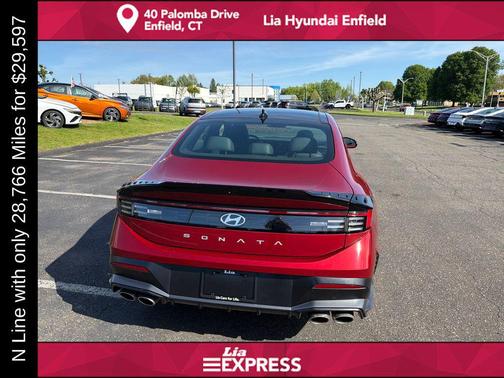 Ultimate red 2024 Hyundai SONATA N Line