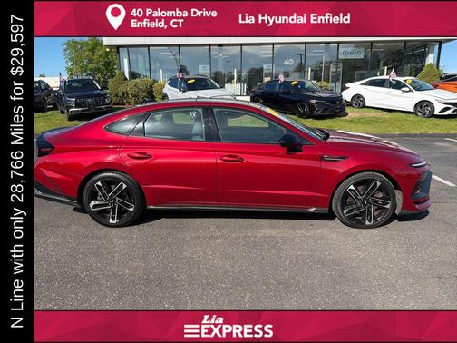 Ultimate red 2024 Hyundai SONATA N Line