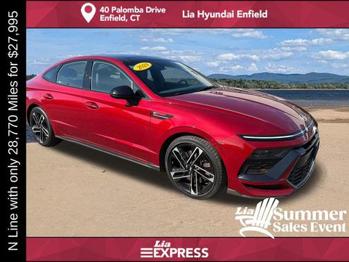 Ultimate red 2024 Hyundai SONATA N Line