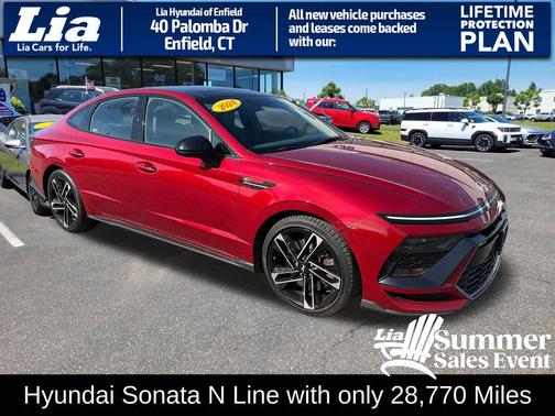 Ultimate red 2024 Hyundai SONATA N Line