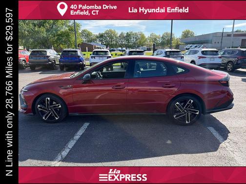 Ultimate red 2024 Hyundai SONATA N Line