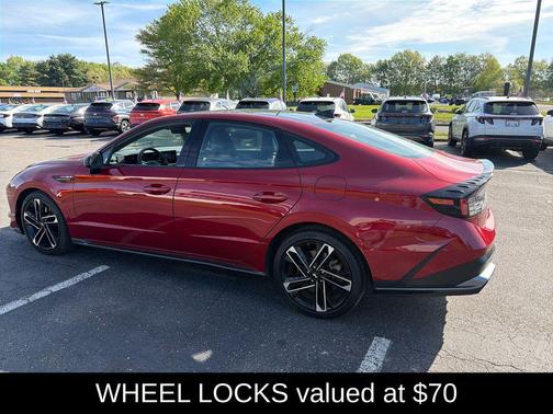Ultimate red 2024 Hyundai SONATA N Line