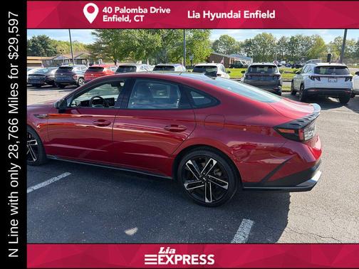 Ultimate red 2024 Hyundai SONATA N Line