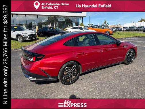 Ultimate red 2024 Hyundai SONATA N Line