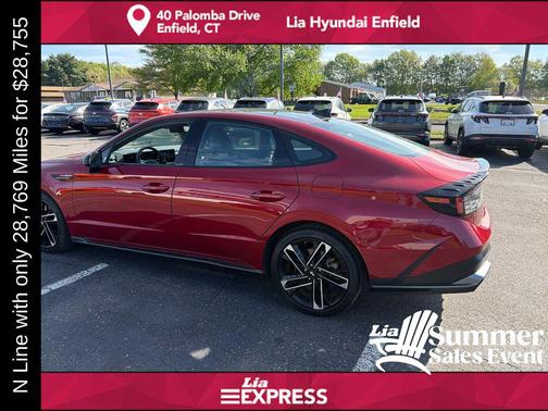 Ultimate red 2024 Hyundai SONATA N Line