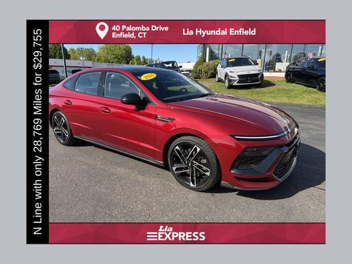 Ultimate red 2024 Hyundai SONATA N Line