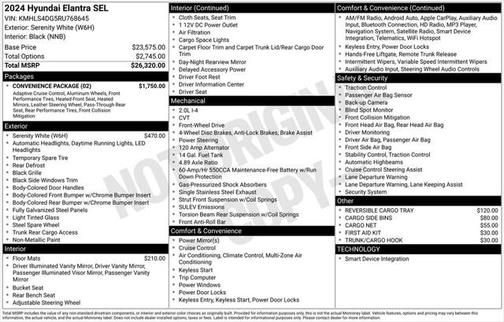 2024 Hyundai ELANTRA SEL