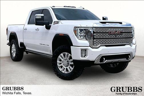 White Frost Tricoat 2021 GMC Sierra 2500 Denali