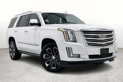 Crystal White Tricoat 2020 Cadillac Escalade Platinum