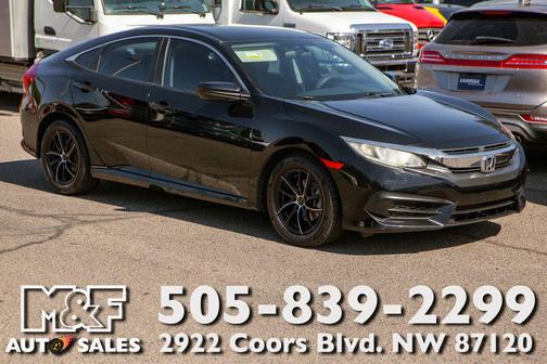 Crystal Black Pearl 2016 Honda Civic LX