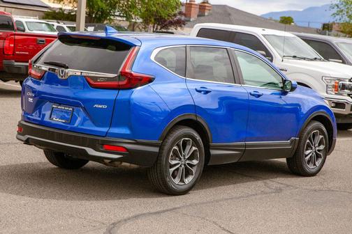 Blue 2020 Honda CR-V AWD EX-L