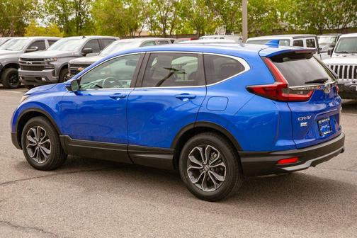 Blue 2020 Honda CR-V AWD EX-L