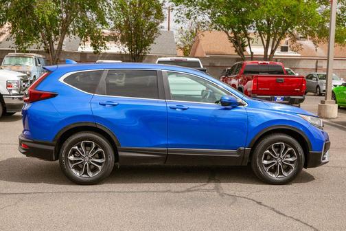 Blue 2020 Honda CR-V AWD EX-L