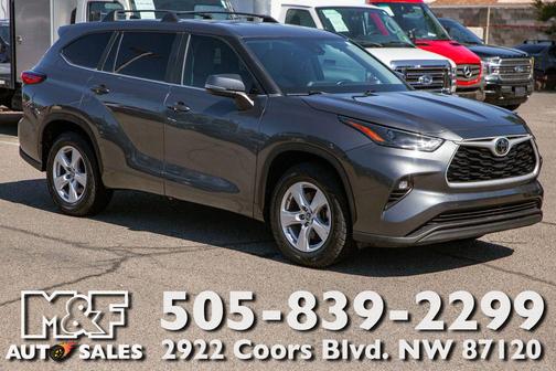 Magnetic Gray Metallic 2023 Toyota Highlander LE