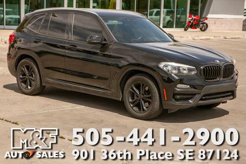Jet Black 2019 BMW X3 sDrive30i