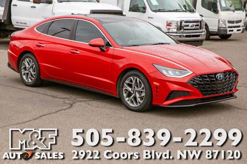 Calypso Red 2020 Hyundai SONATA SEL