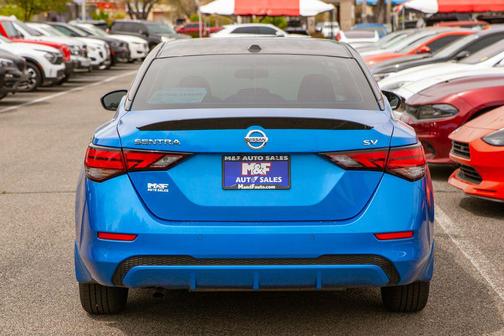 Electric Blue Metallic 2021 Nissan Sentra SV