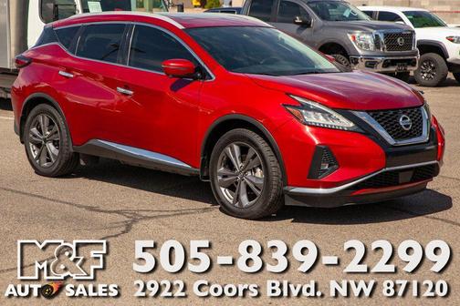 Scarlet Ember Tintcoat 2021 Nissan Murano Platinum Intelligent AWD