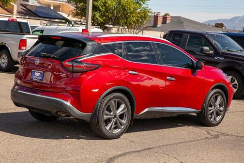 Scarlet Ember Tintcoat 2021 Nissan Murano Platinum Intelligent AWD