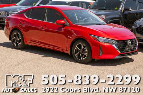 Scarlet Ember Tintcoat 2024 Nissan Sentra SV