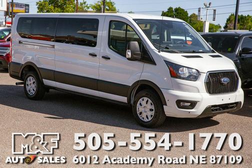 Oxford White 2024 Ford Transit-350 XLT