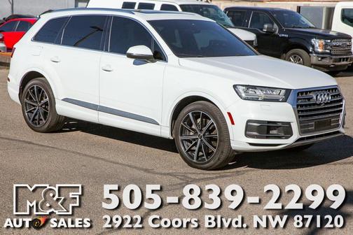 Glacier White 2018 Audi Q7 3.0T Prestige