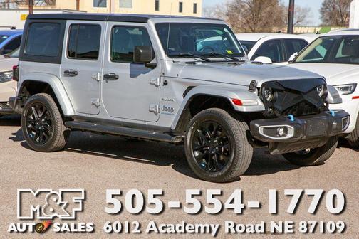Silver Zynith Clearcoat 2023 Jeep Wrangler 4xe Sahara