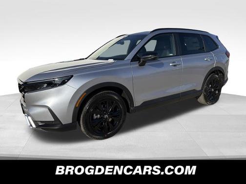 Solar Silver Metallic 2026 Honda CR-V Hybrid Sport Touring AWD
