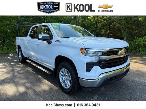 Summit White 2025 Chevrolet Silverado 1500 LT