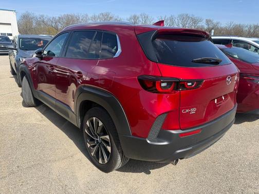 Soul Red Crystal Metallic 2025 Mazda CX-50 Hybrid Premium Plus Package