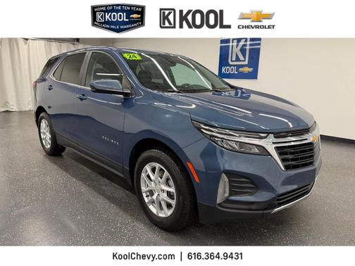 Lakeshore Blue Metallic 2024 Chevrolet Equinox LT