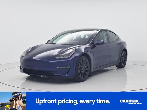Blue 2023 Tesla Model 3 Performance