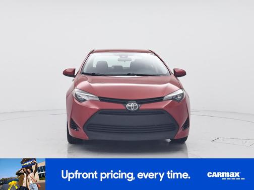 Red 2017 Toyota Corolla LE