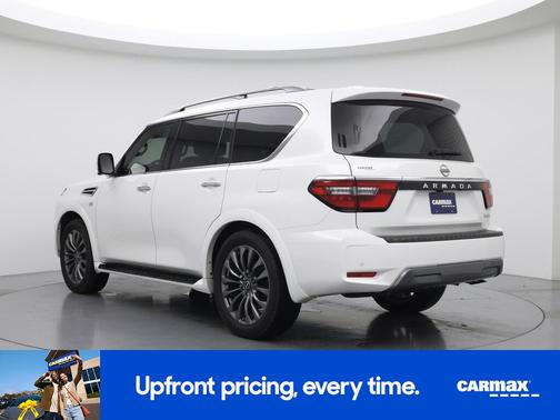 White 2022 Nissan Armada Platinum