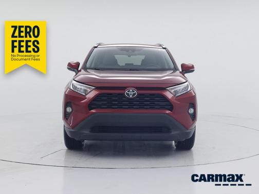 Red 2019 Toyota RAV4 XLE Premium