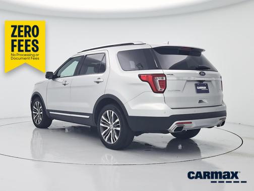 Silver 2017 Ford Explorer Platinum
