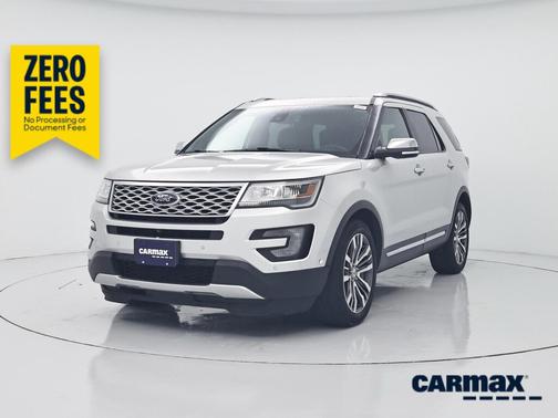 Silver 2017 Ford Explorer Platinum
