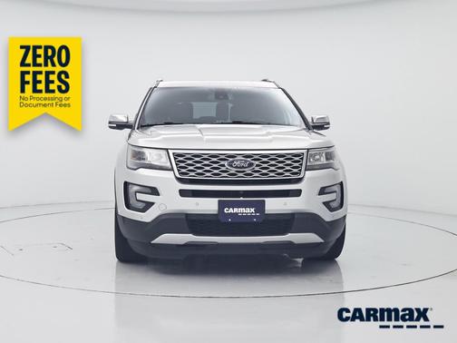 Silver 2017 Ford Explorer Platinum
