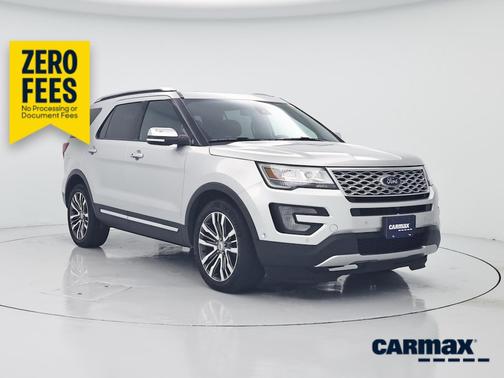 Silver 2017 Ford Explorer Platinum